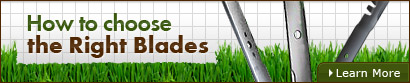 How to choose the Right Lawnmower Blades