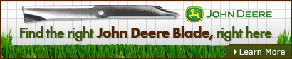 Find the right John Deere Blade, right here